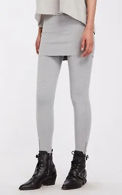 £20 • Buy All Saints Super Soft Light Grey Raffi Skirt Leggings - Size 12