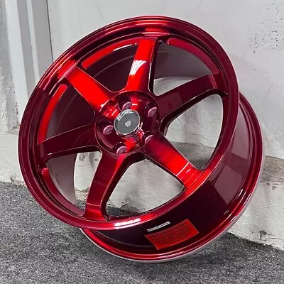 18  Ipw 500 Grid Style Red Wheels Rims Fits Honda Crv Odyssey Acura Tsx Tl • $808.88