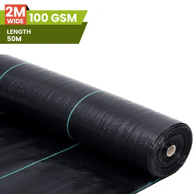 2M X 50M LAYFAIR® HEAVY DUTY WEED CONTROL FABRIC GROUND COVER MEMBRANE FAST P&P • £39.99