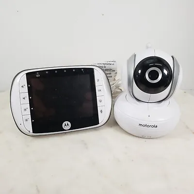 Motorola MBP33XL 3.5  Video Baby Monitor Digital Zoom *Missing 1 Cord • $17.99