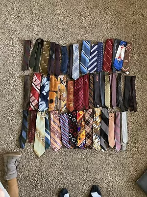 Vintage Necktie Designer Lot Of 45 Ties • $14.99