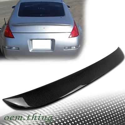2008 Fit FOR NISSAN 350Z Z33 Fairlady Z Coupe Trunk Spoiler OE Type Carbon • $551.64