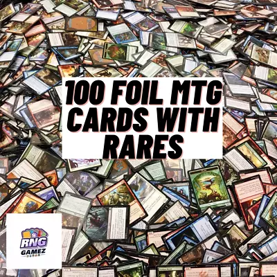 100 FOIL Magic The Gathering Cards Lot Instant Collection MTG ALL FOILS W/Rares • $11.95