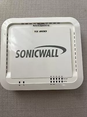 SonicWall TZ 200 APL22-06F Network Firewall Router - NO POWER SUPPLY - • $20