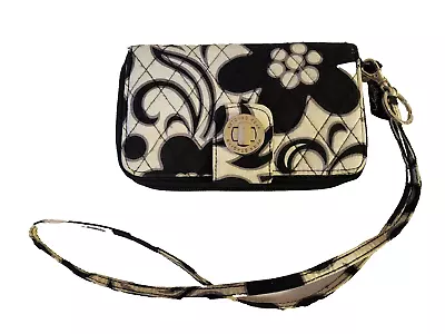 Vera Bradley Night & Day Turnlock Wallet 5X8 Retired Bi-Fold Shoulder Purse • $14.99