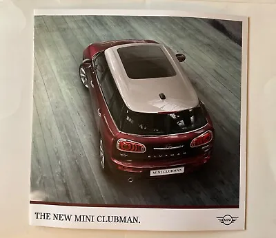 2016 THE NEW MINI CLUBMAN Sales Brochure Catalog US 16 S • $4.99