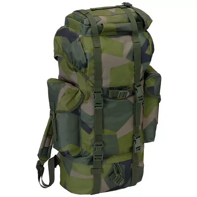 Brandit Combat Rucksack Backpack Military Hunting 65L Tactical Swedish M90 Camo • £39.95