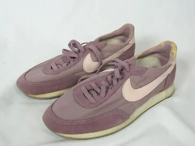 $74.99 • Buy Vtg 80's Women's Nike Running Shoe Sz 7.5 Trainer Purple Lilac Block Waffle 1983