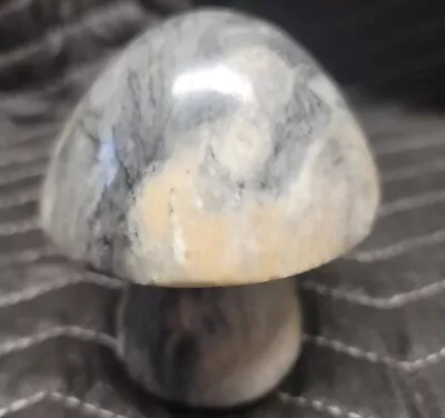 Carved Marble Mushroom Paperweight  • $0.99