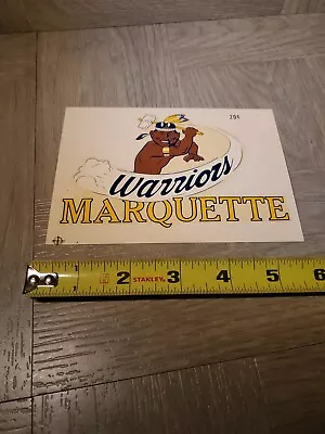 Very Nice Early Marquette University Warriors 50s 60s Decal • $23