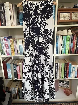 Black & White Midi To Maxi Dress Made In US Sz 12 • $25