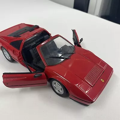 RARE Metal Ferrari Red 328GTS 1/18 • $49.99