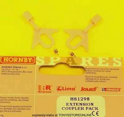 Hornby Ho Spares Hs1298 1x Pr NEM Ext. Couplers/springs Lima/jouef/rivarossi • £5.49