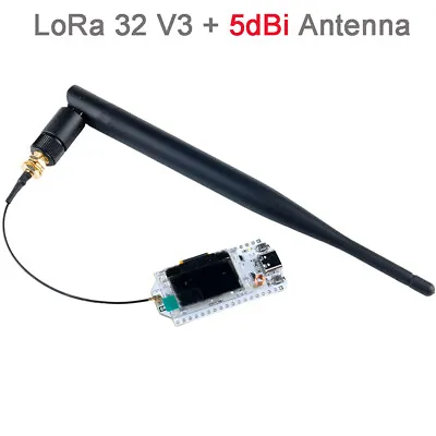 868MHz 915MHz ESP32 LoRa32 V3 Board + 5dBi LoRa Antenna For Meshtastic LoRaWAN • $26.98