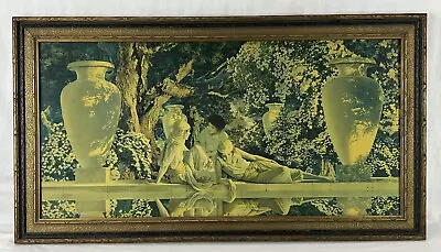 Antique Original Maxfield Parrish Lithograph THE GARDEN OF ALLAH Original Frame • $85