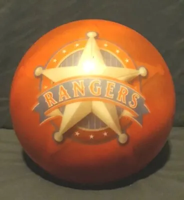 Vintage Viz-A-Ball Bowling Ball 2002 Texas Rangers MLB Brunswick DP34205 8.5 Lb  • $54.99