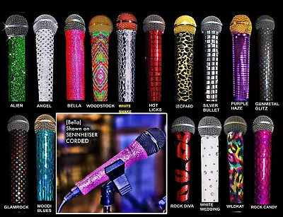 MICROPHONE COVER SKIN (SPARKLE) For STANDARD CORDED/WIRED Microphones • $15