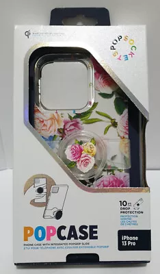 $45 • Buy IPhone 13 Pro (6.1 ) PopSockets PopCase Slide Case - Vintage Floral