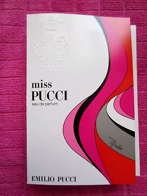 Emilio Pucci  Miss Pucci 0.03 Oz EDP Spray  - SAMPLE VIAL - Rare/Discontinued • $15.99