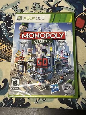 Monopoly Streets (Xbox 360 2010) Complete W/ Manual Tested Free Shipping CIB • $28