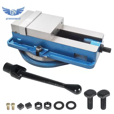 6  × 7-1/2  Lockdown CNC Milling Machine Bench Vise With 360° Swiveling Base • $130.67