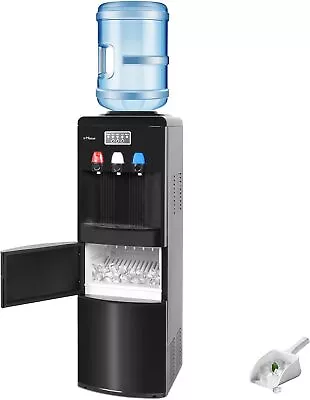 Clarfey Water Dispenser With Ice Maker 2 In 1 Black • $445.49