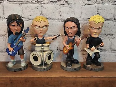 2003 Metallica Bobble Head Set Robert Lars Kirk James Set Of 4 READ!! • $79.99