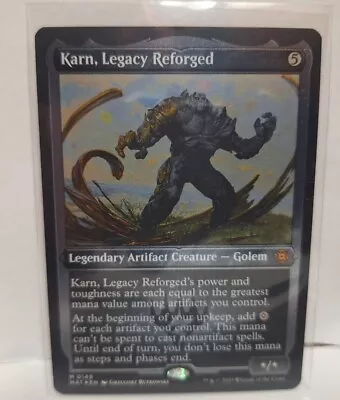 Karn Legacy Reforged -Foil Etched March Of The Machine: The Aftermath MTG Magic • $0.99