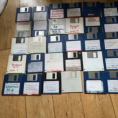 30 X 3.5  Amiga Floppy Disks - Untested Used Blanks - Vintage Pc • £14.99