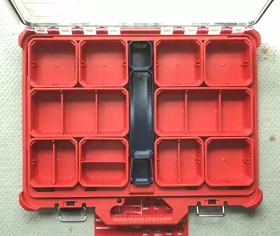 Full Set MILWAUKEE PACKOUT Center Middle BINS BIN SET LOW PROFILE ORGANIZER Box • $14.20