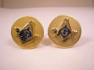 Masons Vintage Cuff Links Masonic Scottish Rite Shriner • $36.49