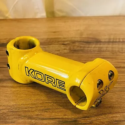 Kore Yellow MTB Stem 100 5 Degree 25.4 • $39.99