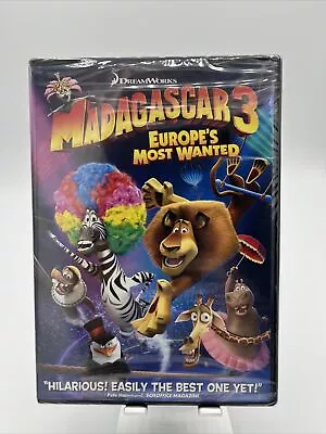 Madagascar 3: Europe's Most Wanted (DVD) NEW Sealed Free Ship • $6.99