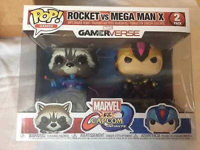 Marvel Vs Capcom Infinite - Rocket Vs Mega Man X - 2 Pack - Funko Pop Vinyl • $30