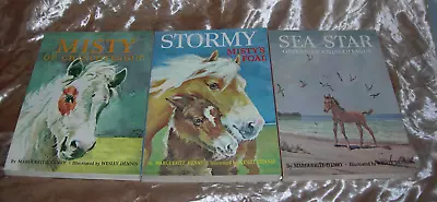 Lot 3 Marguerite Henry Illustrated 1970's Stormy Misty Sea Star • $18