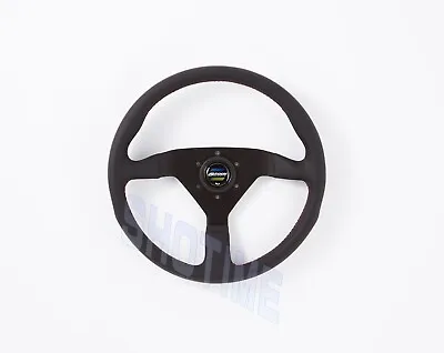 SPOON SPORTS MOMO Red Stitching Leather Steering Wheel CIVIC EP3 TYPE-R • $404