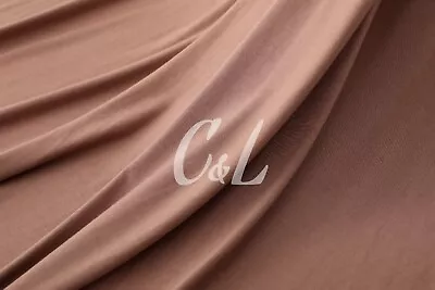 £8.99 • Buy Top Quality Lycra Jersey Plain Scarf Stretchy Large Size Soft  Hijab
