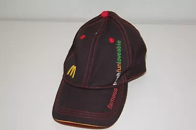 McDonalds Adjustable Back Hat Black • $10.79