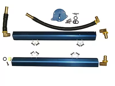 Fuel Injector Rail-High-Flow Billet Aluminum Fuel Rail Kit Fits 1986 Mustang V8 • $308.24