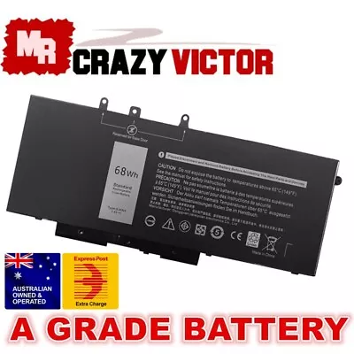 Battery For Dell Latitude 5580 5480 5280 5290 5590 5490 5495 93FTF GJKNX 3DDDG • $49.95