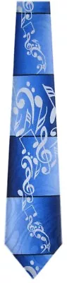 Men's Music Teacher Musical Notes Mixed Notes Necktie Ties - NWT • $14.95