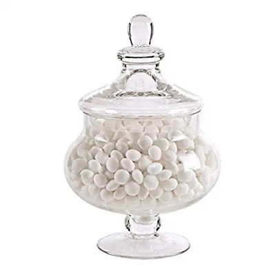 30 25cm Vintage Retro Decorative Glass Storage Jar Candy Buffet Table Decoration • £16.99