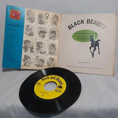 Vintage Black Beauty Book And Record # 1922 Peter Pan Records 45 RPM • $8.50