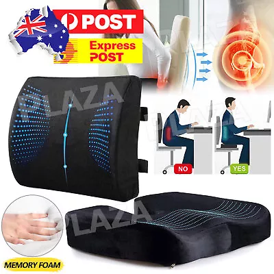 $21.45 • Buy U Shape Coccyx Orthopedic Memory Foam Seat Cushion Pillow For Office Chair AU