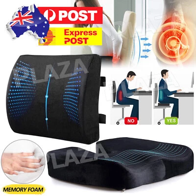 $18.95 • Buy U Shape Coccyx Orthopedic Memory Foam Seat Cushion Pillow For Office Chair AU