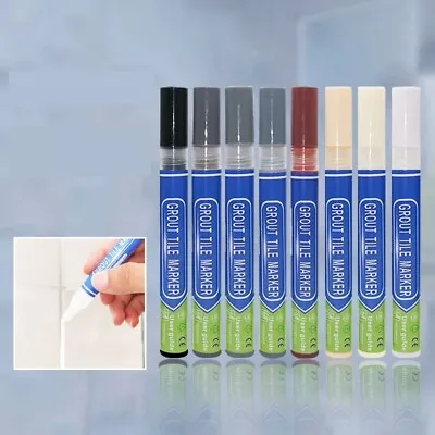 £2.99 • Buy Grout Pen Anti Mould Tile Reviver Restore Kitchen Bathroom Grout Whitener Renew