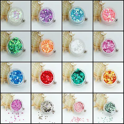 £1.75 • Buy Chunky Hexagon Mylar Ice Flakes Nail Art Glitter Festival Tattoo Face Painting