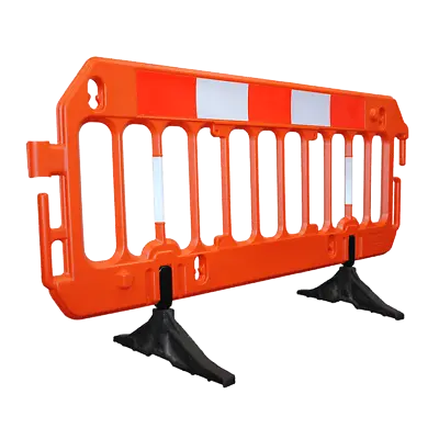 2 Metre Road Barrier Traffic Management Street Safety Barriers Orange Chapter 8  • £83.99