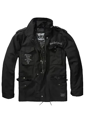 MotorHead Jacket Parka Man Winter Motorcycle M65 Jacket Black • $458.72