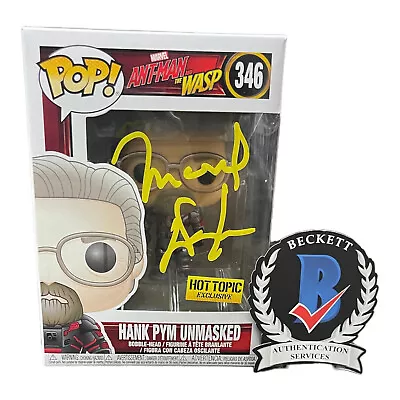 Michael Douglas Signed Auto Hank Pym Funko Pop 346 Beckett Ant-Man And The Wasp • $500